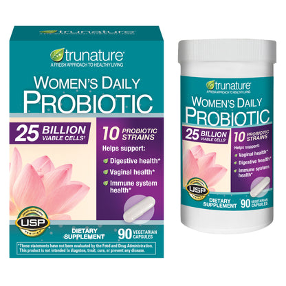 Trunature Women'S Daily Probiotic, 90 Vegetarian Capsules