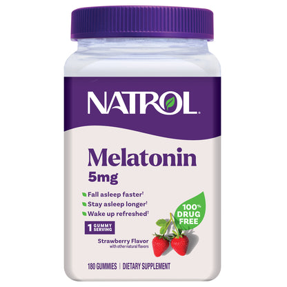 Natrol Melatonin 5 Mg., 180 Gummies