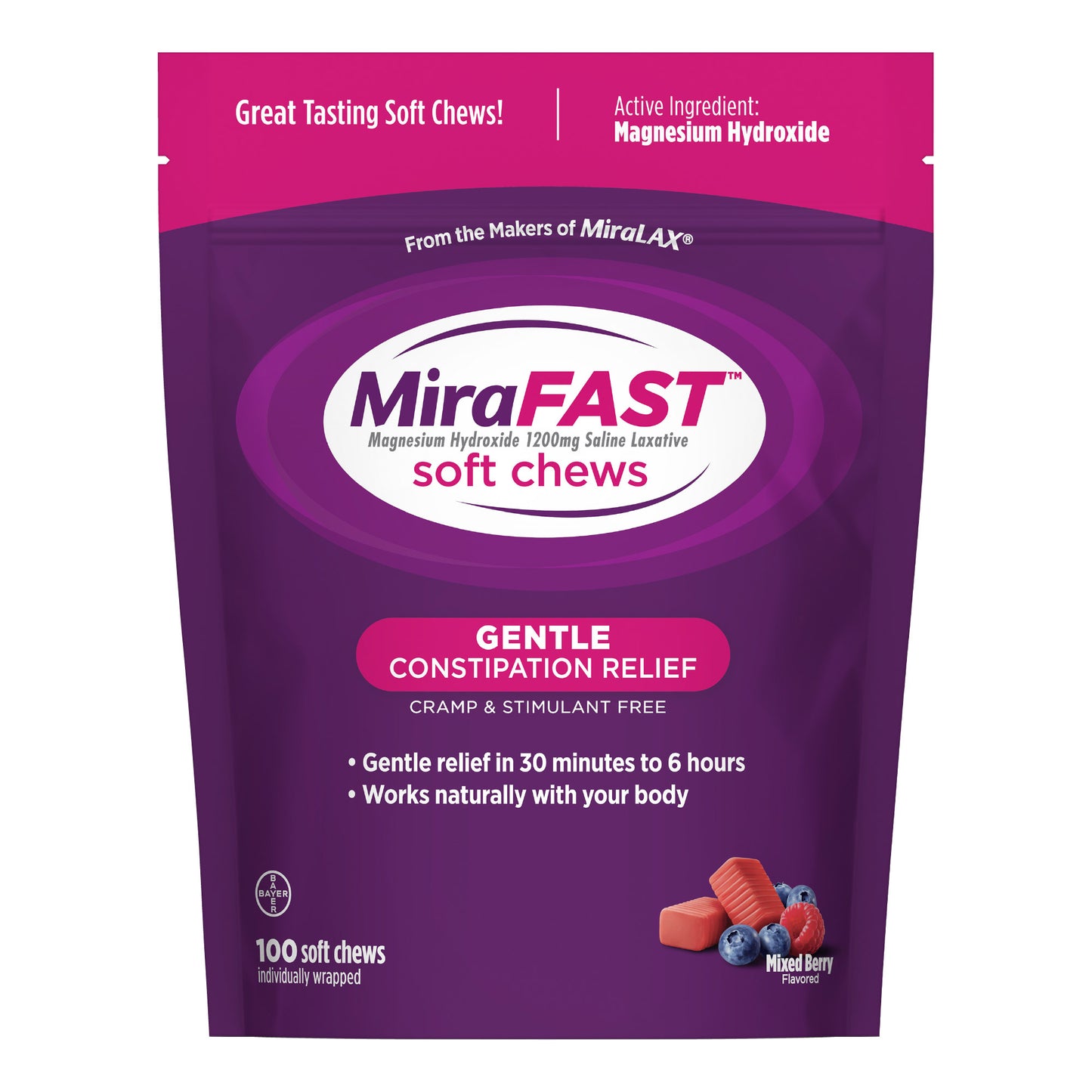 Mirafast Soft Chews, 100 Soft Chews