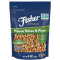Fisher Chef'S Naturals Walnut Halves & Pieces 6 Oz, 100% California Unsalted Walnuts for Baking & Cooking, Snack Topping, Great with Yogurt & Cereal, Vegan Protein, Keto Snack, Gluten Free