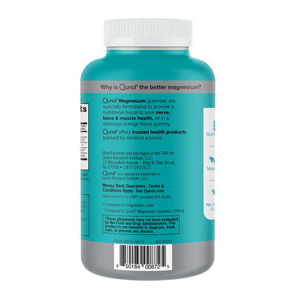 Qunol Magnesium Extra Strength 250 Mg, 150 Gummies
