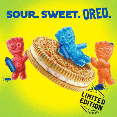 OREO SOUR PATCH KIDS Sandwich Cookies, Limited Edition, 10.68 Oz