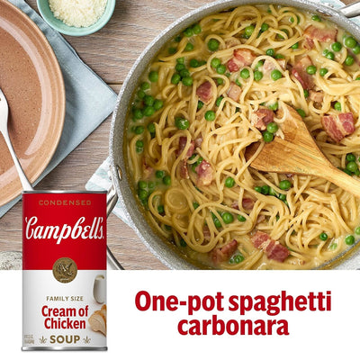 Campbell'S Condensed Cream of Chicken Soup, 22.6 Oz Family Size Can