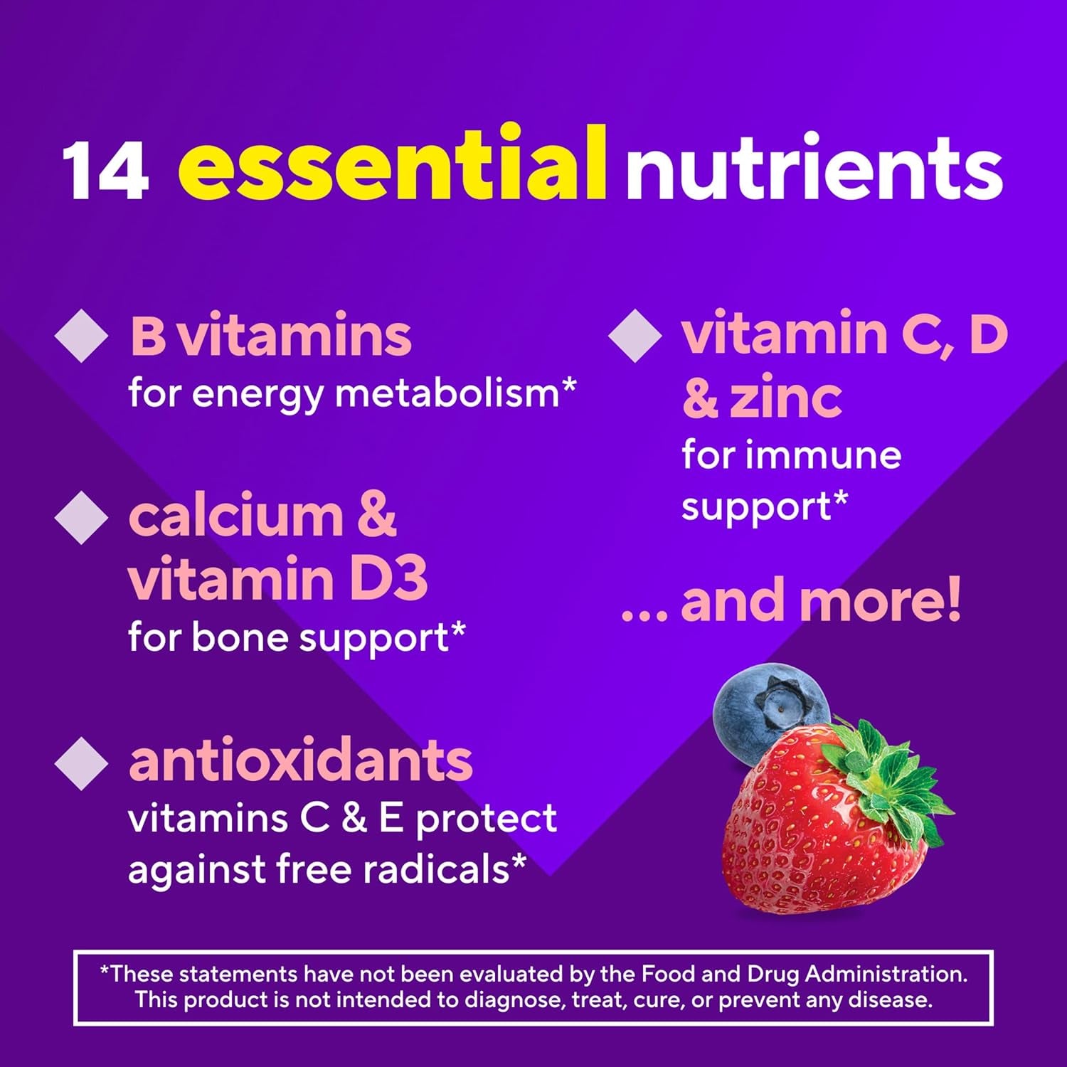 Vitafusion Adult Gummy Vitamins for Women, 120 Count