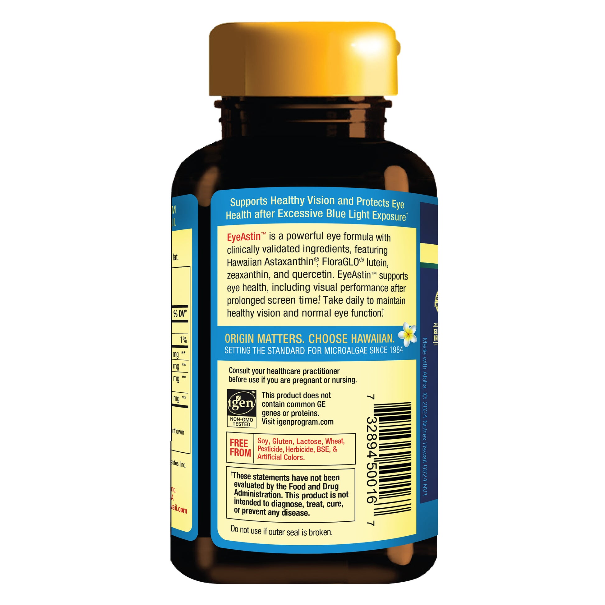 Eyeastin Hawaiian Astaxanthin, 120 Softgels