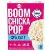 Angie'S BOOMCHICKAPOP Sea Salt Microwave Popcorn, (6) 3.29 Oz. Bags