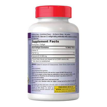 Kirkland Signature Coq10 300 Mg., 100 Softgels