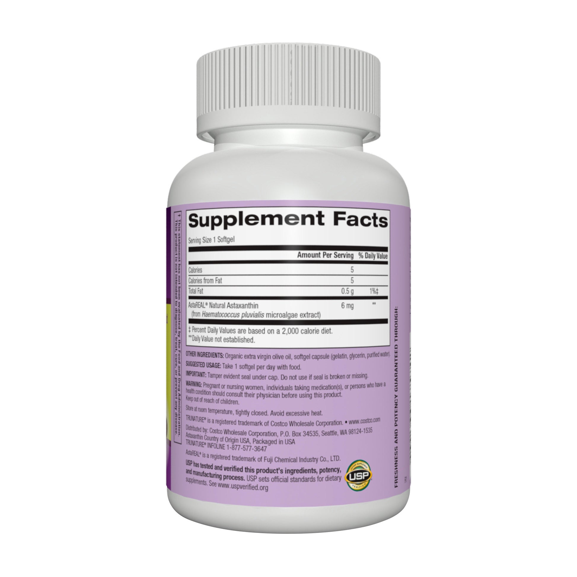 Trunature Astaxanthin 6 Mg, 100 Softgels