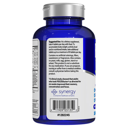Focusfactor Nutrition for the Brain Dietary Supplement, 180 Tablets