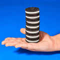 OREO Mega Stuf Chocolate Sandwich Cookies, Family Size, 17.6 Oz