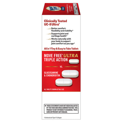 Schiff Move Free Ultra Triple Action Joint Supplement, 75 Tablets