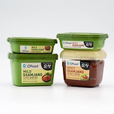 O'Food Chung Jung One Korean Mild Ssamjang, Korean Traditional Sunchang Seasoned Soybean Paste, (170G)
