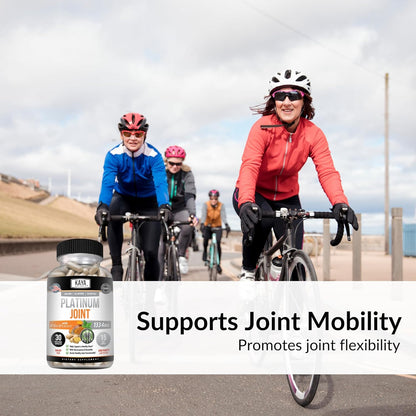 Naturals Platinum Mobility Turmeric - Bioperine, Glucosamine, Turmeric with Boswellia, Healthy Natural Mobility Support, Turmeric Curcumin 1334Mg - 30 Capsules