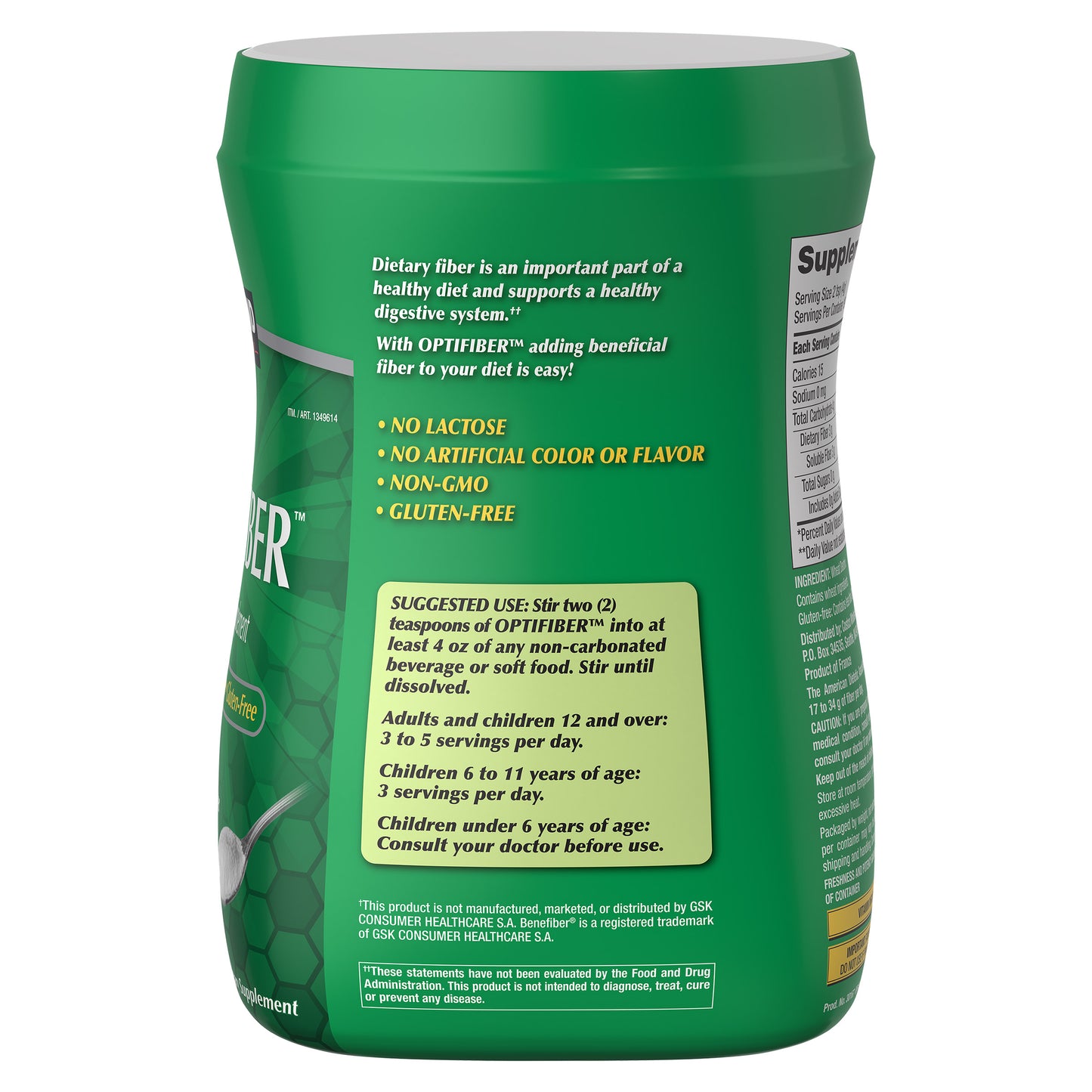 Kirkland Signature OPTIFIBER, 26.8 Ounces 190 Servings