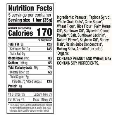Cascadian Farm Organic Sweet & Salty Peanut Pretzel Granola Bars, 5 Bars, 6.2 Oz.