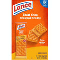 Lance Sandwich Crackers, Toastchee Cheddar, 10 Individually Wrapped Packs, 6 Sandwiches Each