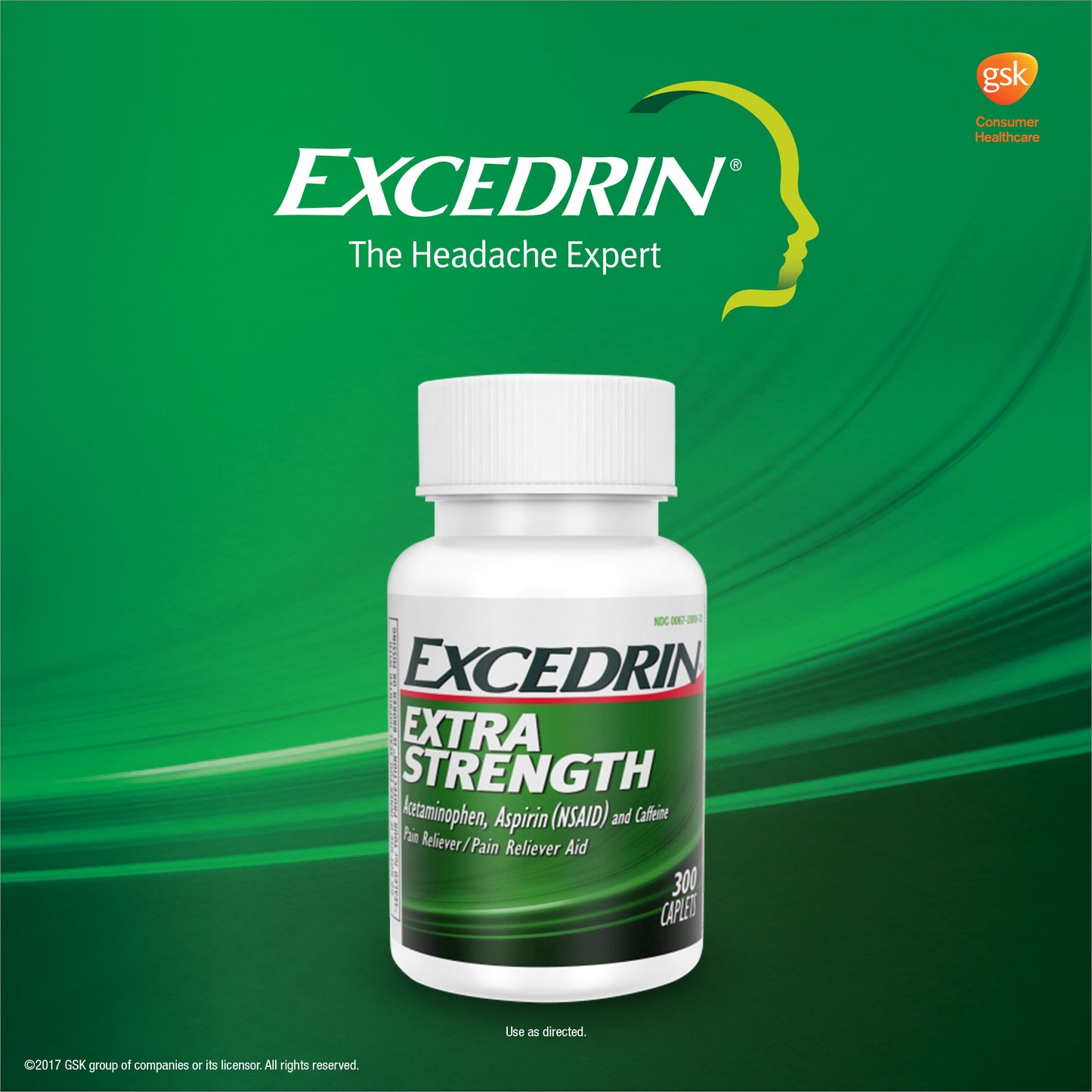 Excedrin Extra Strength for Headache Relief, 300 Caplets