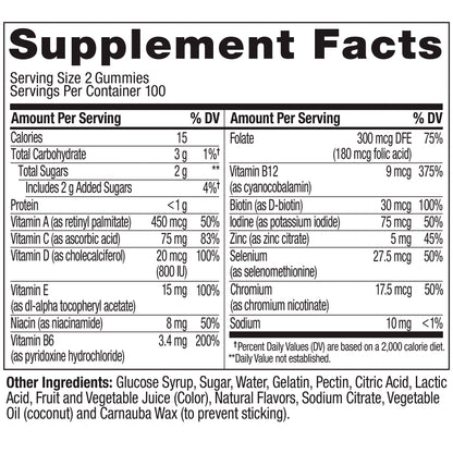 OLLY Men'S Multivitamin Gummy, 200 Gummies