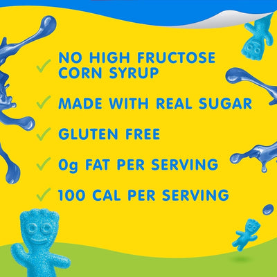 Snack Pack Sour Patch Kids Juicy Gels, Blue Raspberry, 3.25 Oz 6 Ct, 3.25 Oz