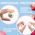 Gummy Candies - Jelly Filled Gummies - Gummy Eyeballs Halloween Candy Filled with Real Peach Jam - 5 Pcs Individually Wrapped Chewy Candy - Halloween Party Favor
