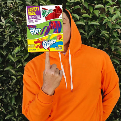 Fruit Roll-Ups, Fruit by the Foot, Gushers, Snacks Variety Pack, 16 Ct