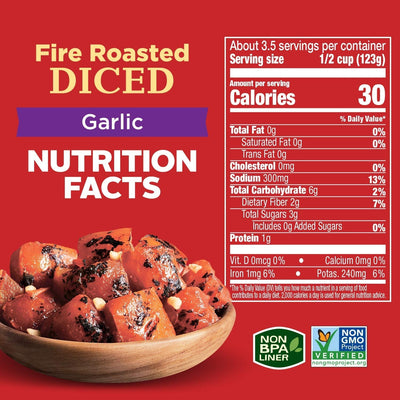 Hunt'S Fire Roasted Diced Tomatoes with Garlic, 14.5 Oz