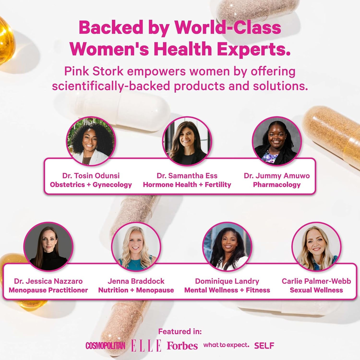 Pink Stork Total Postnatal Vitamin Gummies - Multivitamin for Postpartum Recovery and Lactation Support - Folic Acid, B6, & Vitamin C - Postpartum Essentials - 60 Gummy Vitamins