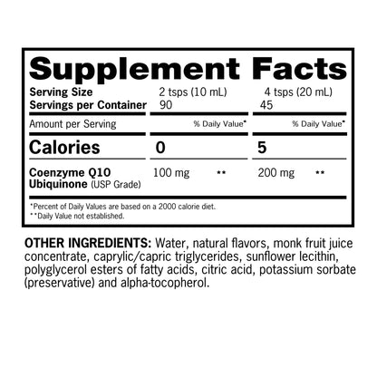 Qunol Liquid Coq10 100 Mg., 30.4 Fluid Ounces