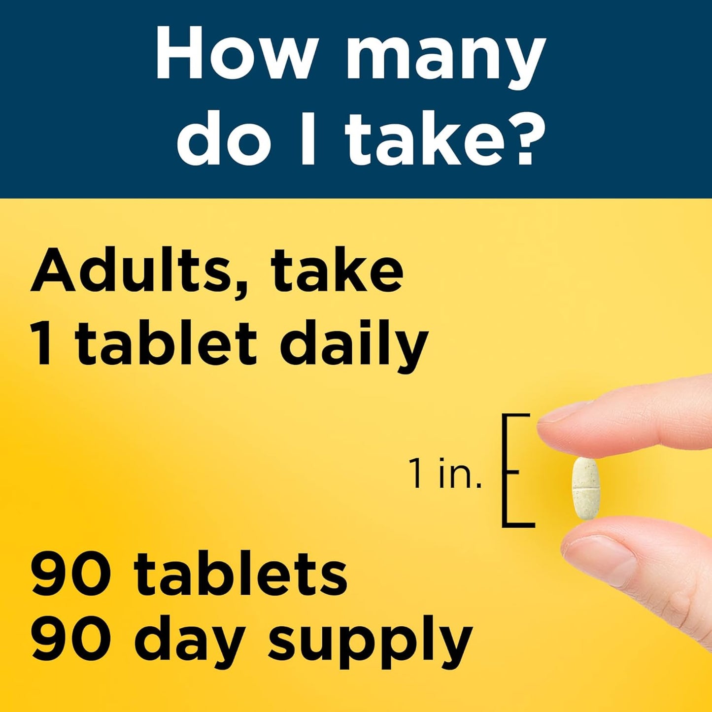 Nature Made Multivitamin for Men over 50, Mens Multivitamins 50 Plus, Daily Nutritional Support, Nature Made Multi Vitamins, 90 Tablets, 90 Day Supply