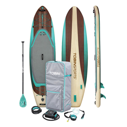 Tobin Sports Endeavor Elite 11'2” Inflatable Stand-Up Paddle Board Package