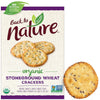 Back to Nature Organic Stoneground Wheat Crackers - Dairy Free, Non-Gmo, Made with Whole Grains & Flax Seed, Delicious & Quality Snacks, 6 Ounce​