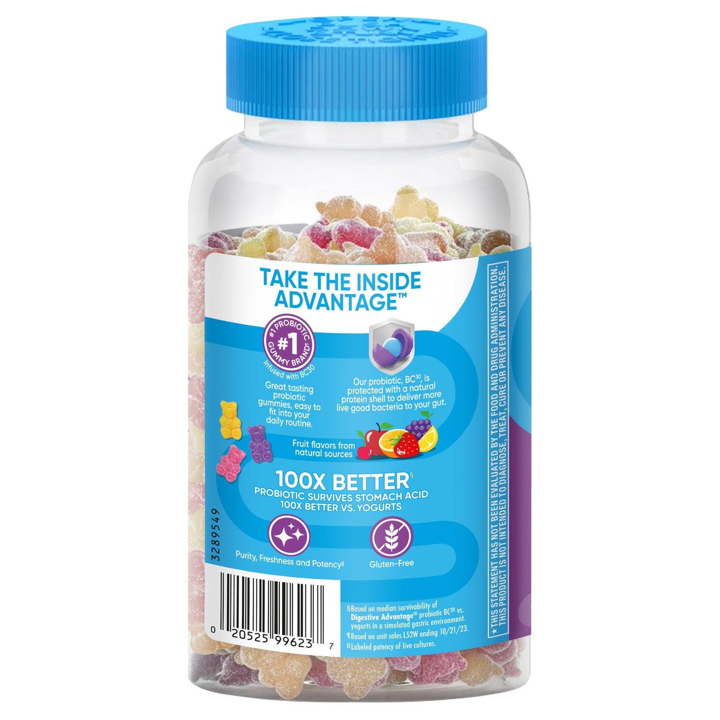 Digestive Advantage Probiotic, 120 Gummies