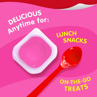 Snack Pack Pink STARBURST Flavored Juicy Gels Cups, 3.25 Oz, 6 Count