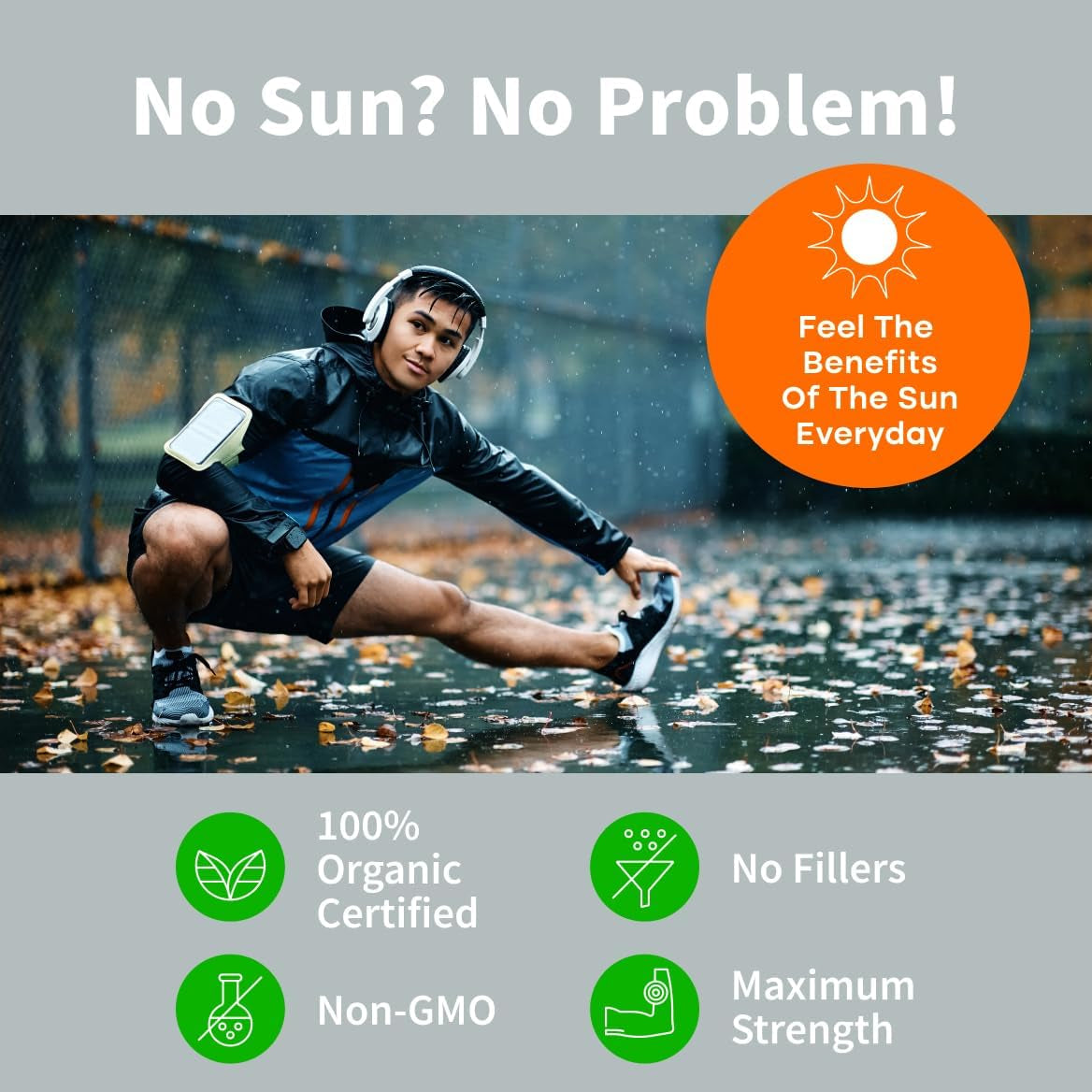 (2 Pack) Organic Vitamin D3 K2 Drops with MCT Oil Omega 3, 5000 IU, Maximum Strength Vitamin D Liquid, No Fillers, Non-Gmo Liquid D3 for Faster Absorption and Immune Support (Unflavored, 2 Fl Oz)