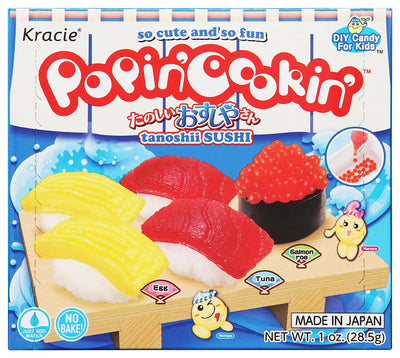 Kracie Popin' Cookin' DIY Candy Sushi Kit, No Bake, 1 Ounces (Pack of 1)