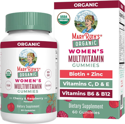 Maryruth Organics Multivitamin for Women 14 | Women'S Multivitamin Gummies for Immune Support| Skin Health | Sugar Free | Vegan | Non-Gmo | 60 Count