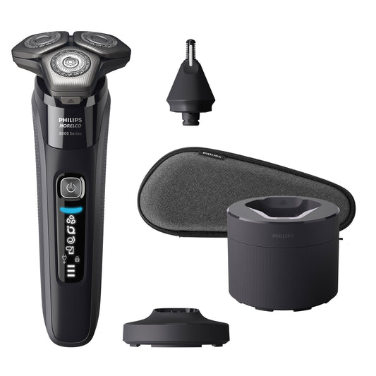 Philips Norelco Shaver 8000, Electric Shaver, Wet & Dry, with Senseiq