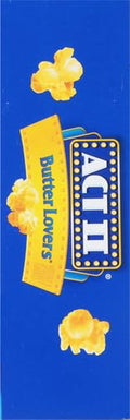 ACT II Butter Lovers Microwave Popcorn, 3-Count 2.75-Oz. Bags