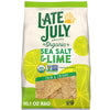 Late July Snacks Thin and Crispy Organic Tortilla Chips with Sea Salt and Lime, 10.1 Oz Bag