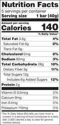 Glutino Gluten Free Oven Baked Bar, Apple Cinnamon, Naturally Flavored, 5 Ct