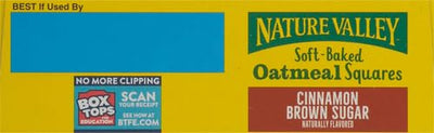 Nature Valley Soft-Baked Oatmeal Squares, Cinnamon Brown Sugar, 6 Ct, 7.44 OZ