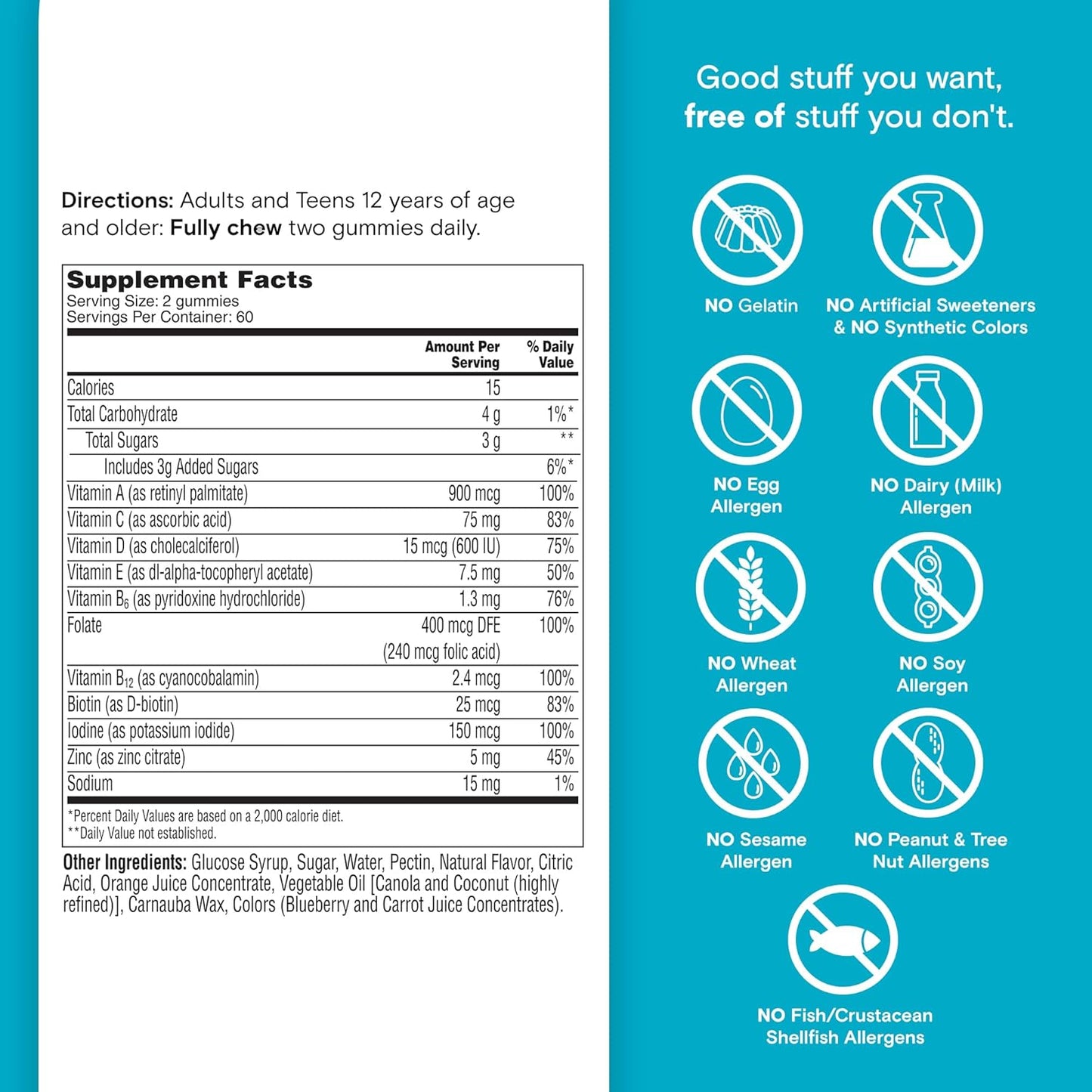 One a Day Teen Boy’S Daily Essentials Multivitamin Gummies, Teen Boy Vitamins with Vitamin C, Vitamin D, Bone Health, Immune Health, Raspberry Natural Flavor, 120 Gummies