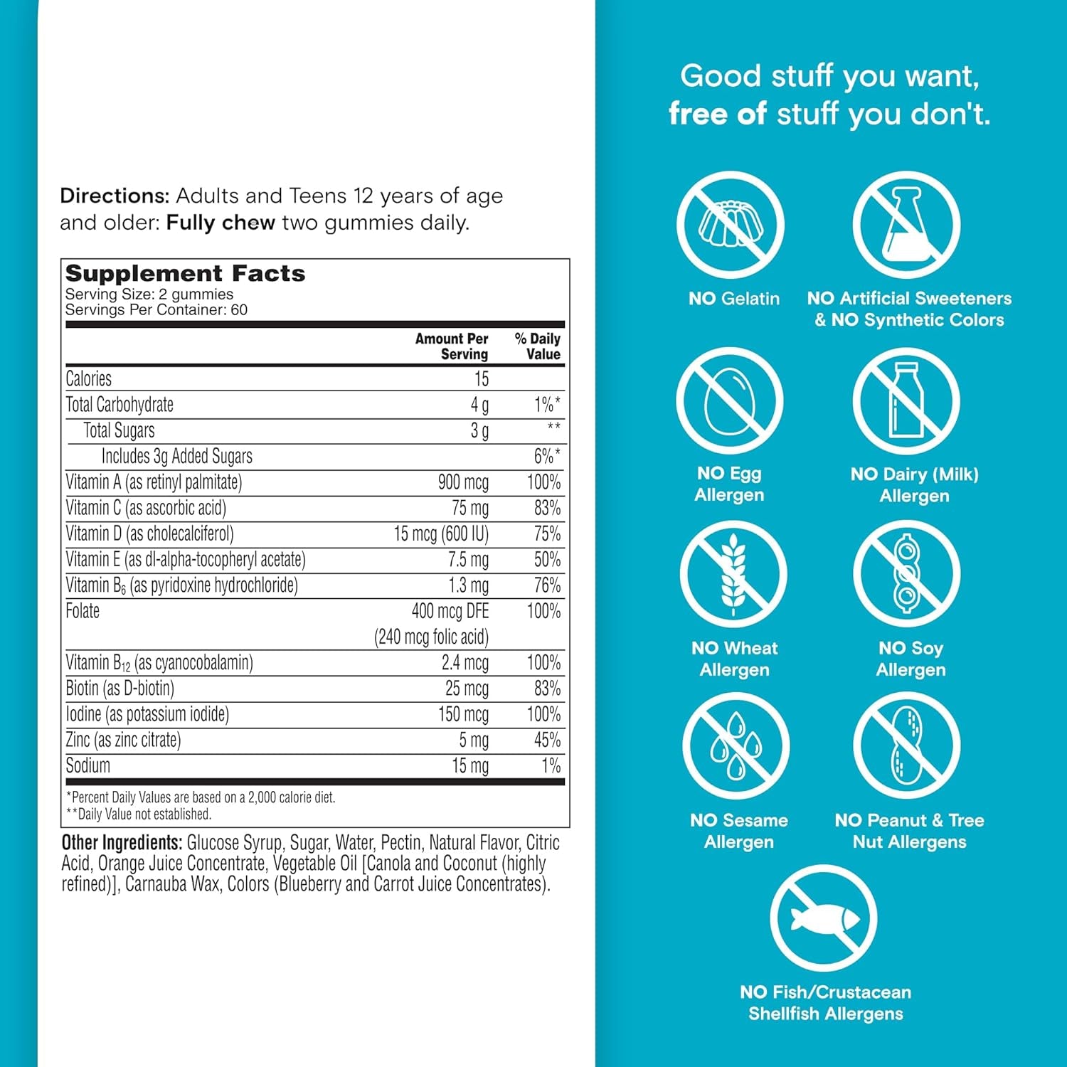 One a Day Teen Boy’S Daily Essentials Multivitamin Gummies, Teen Boy Vitamins with Vitamin C, Vitamin D, Bone Health, Immune Health, Raspberry Natural Flavor, 120 Gummies