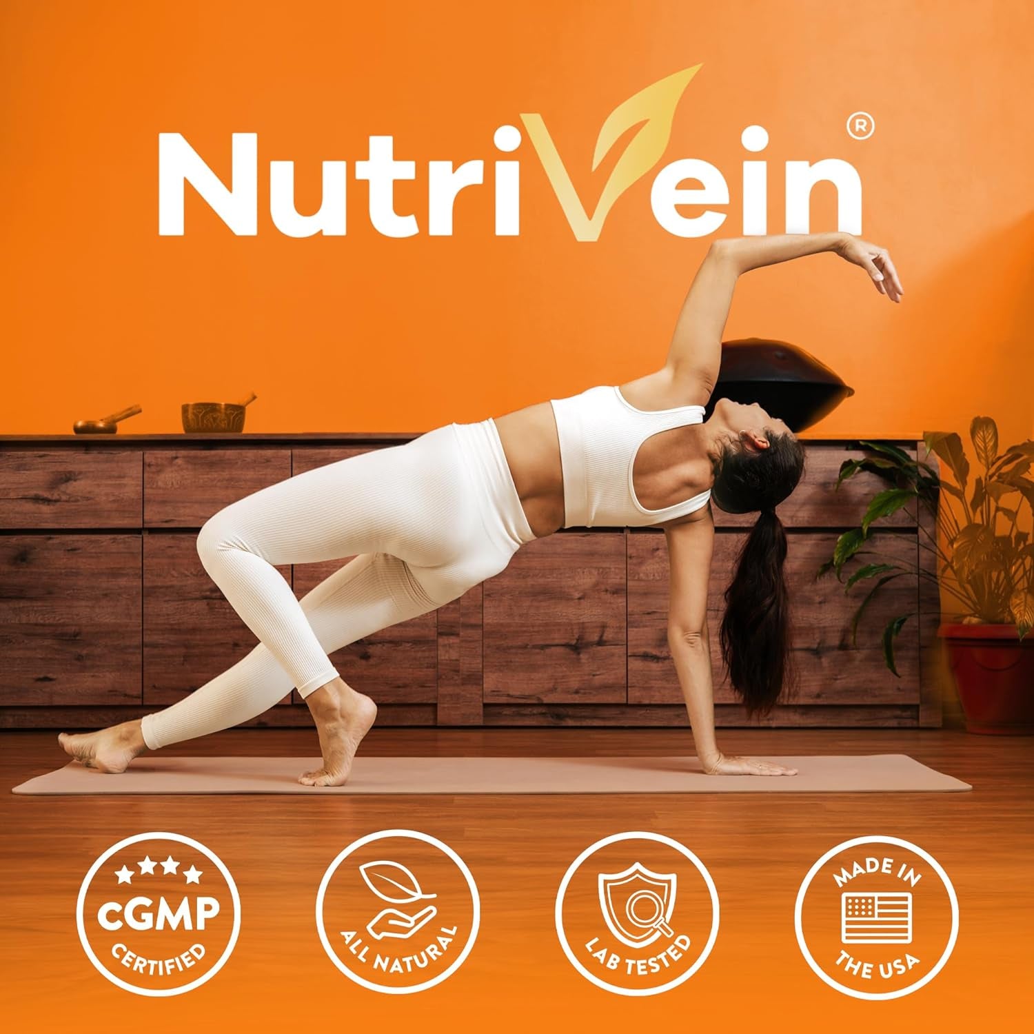 Nutrivein Premium Liposomal Vitamin C Supplement 1650Mg - 180 Caps: High-Absorption High Dose Vitamin C Capsules for Whole-Body Defenses & Overall Well-Being