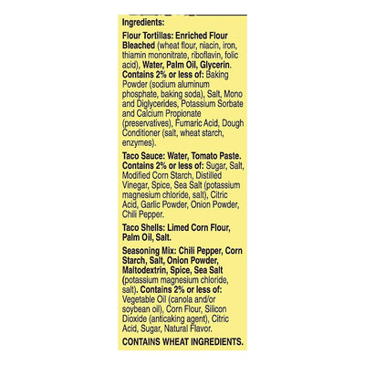 Old El Paso Stand 'N Stuff Shells and Tortilla Bowls, Hard & Soft Taco Dinner Kit, 9.4 Oz.