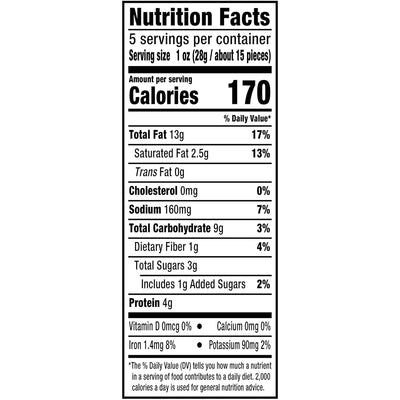 PLANTERS Cashews Rosemary & Sea Salt, Party Snacks, 5 Oz Bag