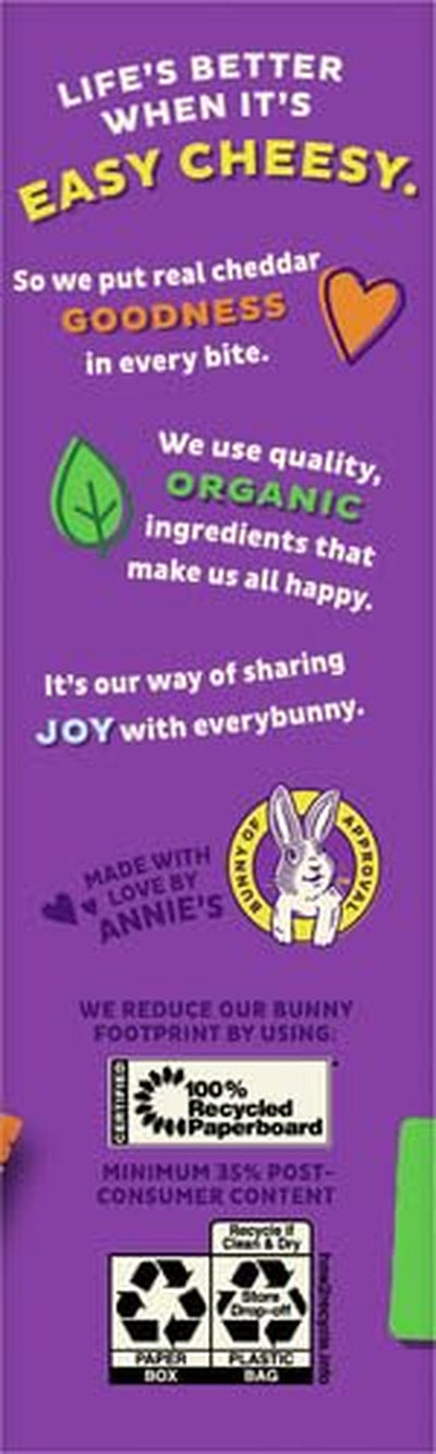 Annie'S Organic Cheddar Squares, Baked Cracker Snacks, 7.5 Oz