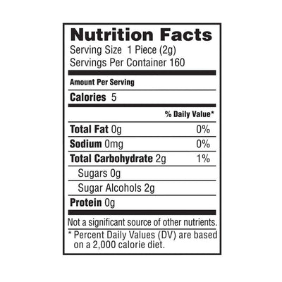 ORBIT WHITE Spearmint Sugarfree Gum, 40 Piece Bottle