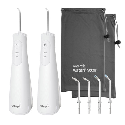 Waterpik Cordless plus 5000 Rechargeable Water Flosser, 2-Pack