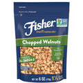 Fisher Chef'S Naturals Chopped Walnuts, 6 Ounces, California Grown Walnuts, Unsalted, Naturally Gluten Free, No Preservatives, Non-Gmo